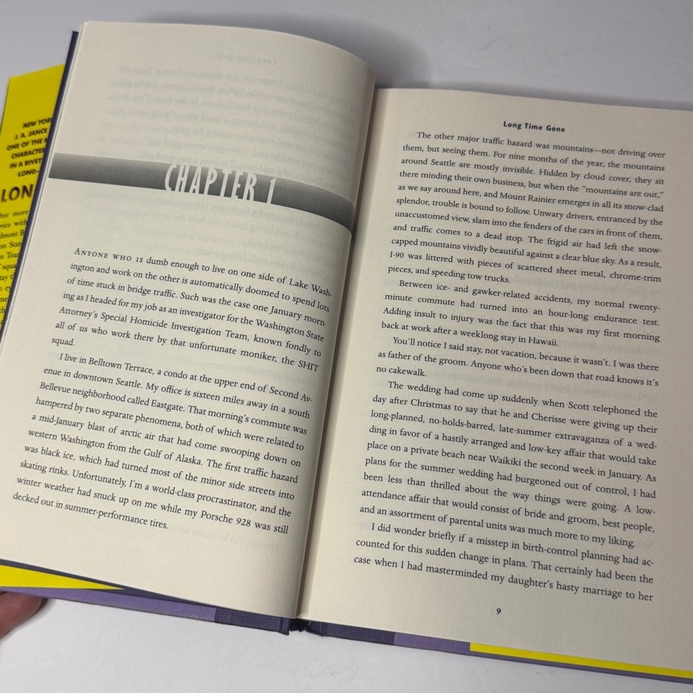 Long Time Gone by J.A. Jance Hardcover Mystery Novel, Book, 2005 - Picture 9 of 10